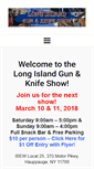 Mobile Screenshot of longislandgunshow.com