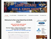 Tablet Screenshot of longislandgunshow.com